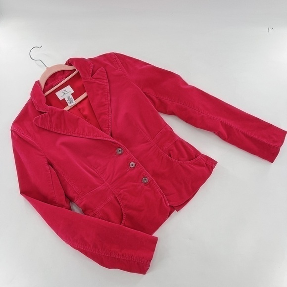 Armani Exchange Jacket Velvet Pink buttons Size M - Picture 4 of 13
